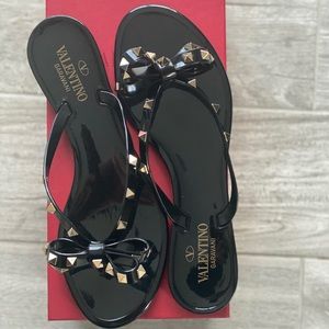 Valentino Garavani Studded Jelly Sandals